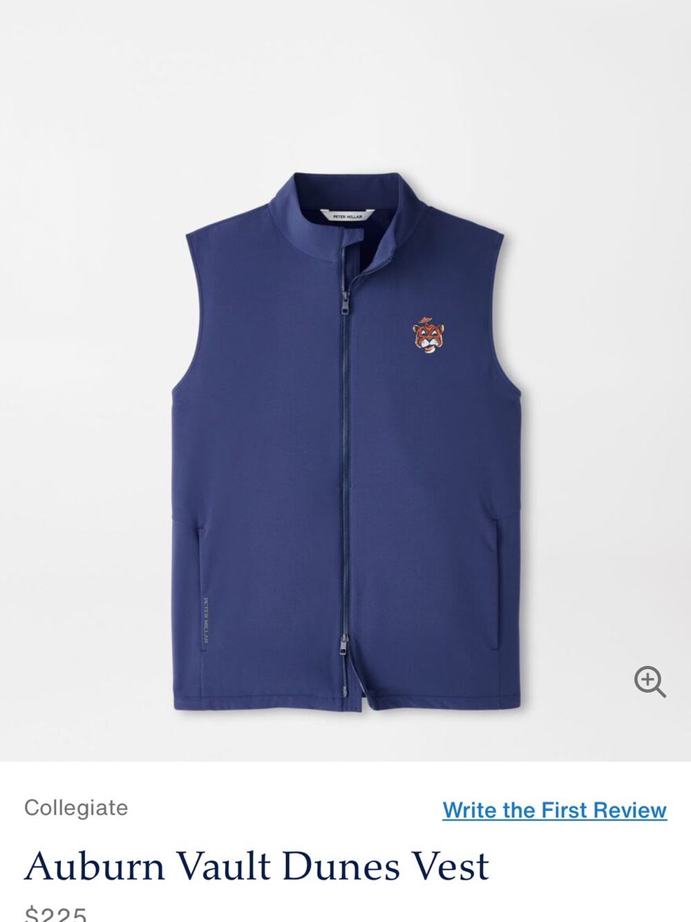 Brand new Peter Millar Navy Vest
